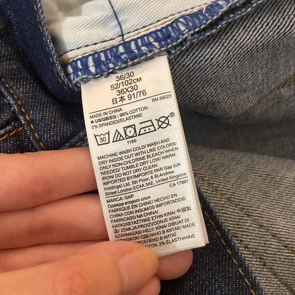 GAP Men’s Blue Skinny Jeans Size 36/30